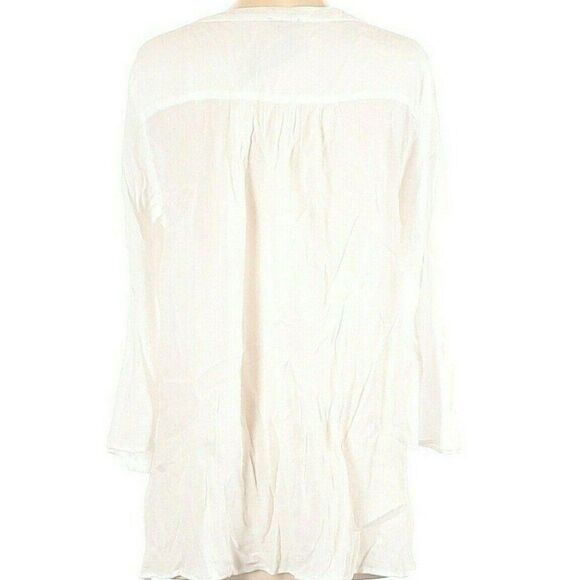 New Directions S Top Small Embroidered Boho Tassel Womens - Picture 2 of 2